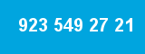 923 549 27 21 923 549 27 21